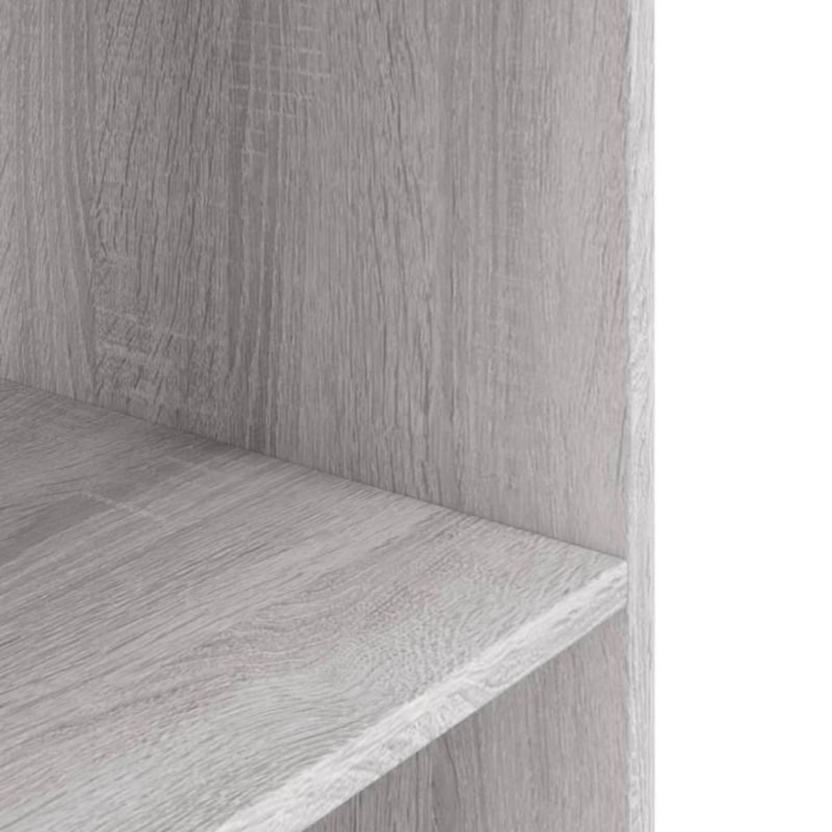 VIDAXL Support pour aquarium sonoma gris 80x35x60 cm bois d ingénierie