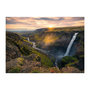 Voir la diapositive 1 : RAVENSBURGER Puzzle 1000 pièces La cascade Háifoss Islande – Ravensburger – Collection Highlights – Dès 14 ans – Adulte & Enfant