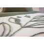 Voir la diapositive 4 : Home collection Parure de couette tufte 3pcs coton lave bci herbier