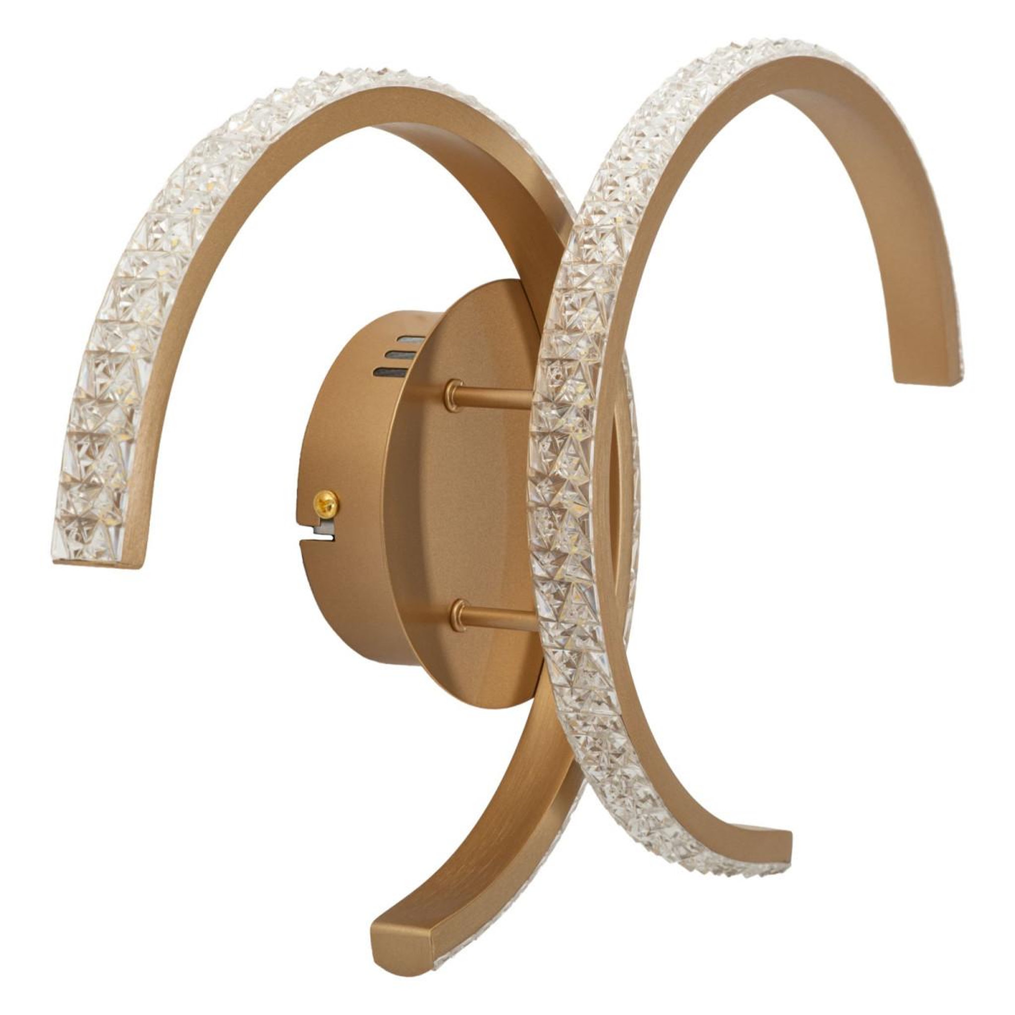 Voir la diapositive 2 : Paris Prix Applique murale led  double c  41cm or