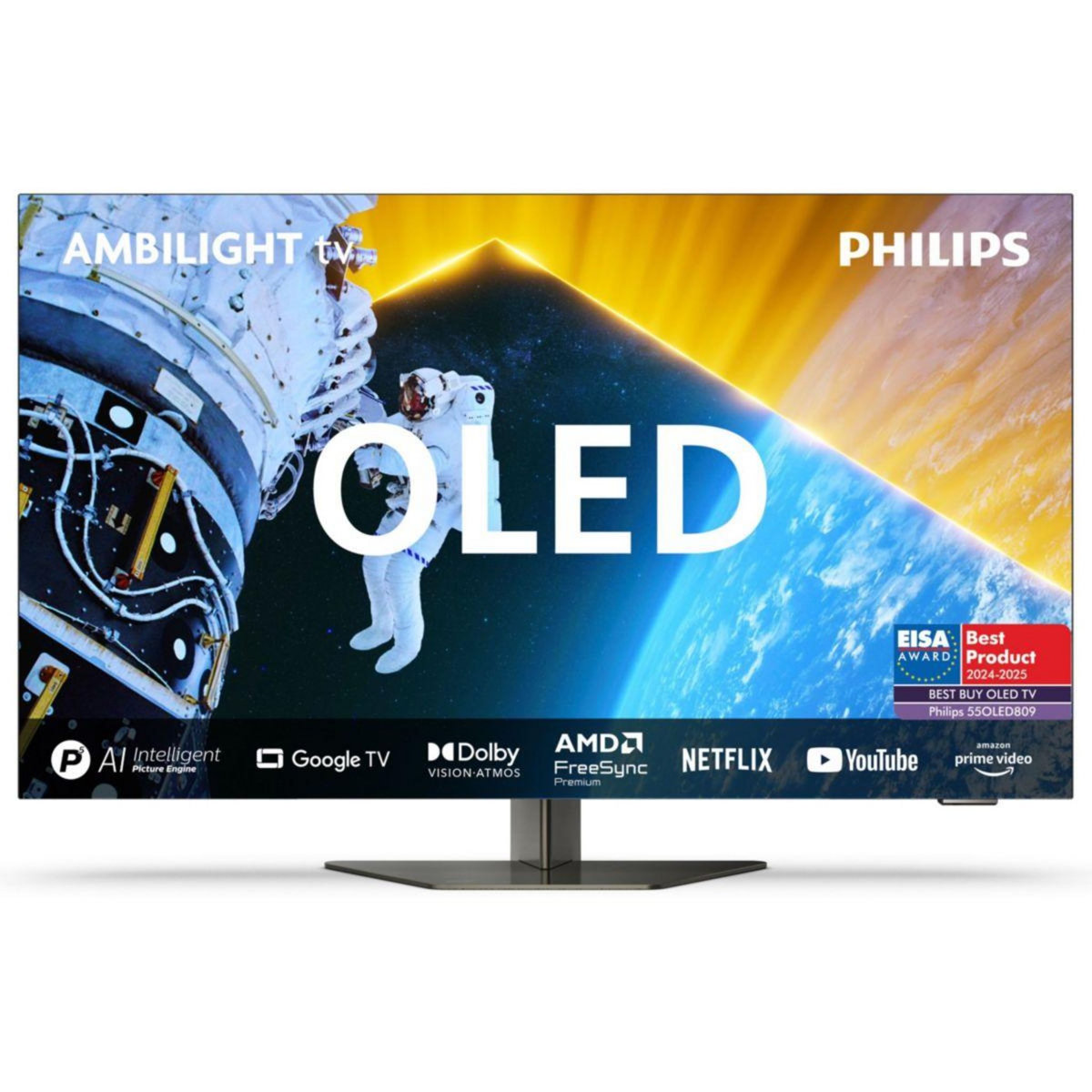 Philips TV OLED 55OLED809 Ambilight Dalle EX 2024