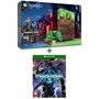 Console Xbox One S 1To Limited Edition Minecraft + Crackdown 3