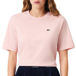 Lacoste T shirt  Femme Lacoste TF7215. Coloris disponibles : Rose