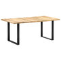 Voir la diapositive 1 : VIDAXL Table de salle a manger 180x90x76 cm bois de manguier massif