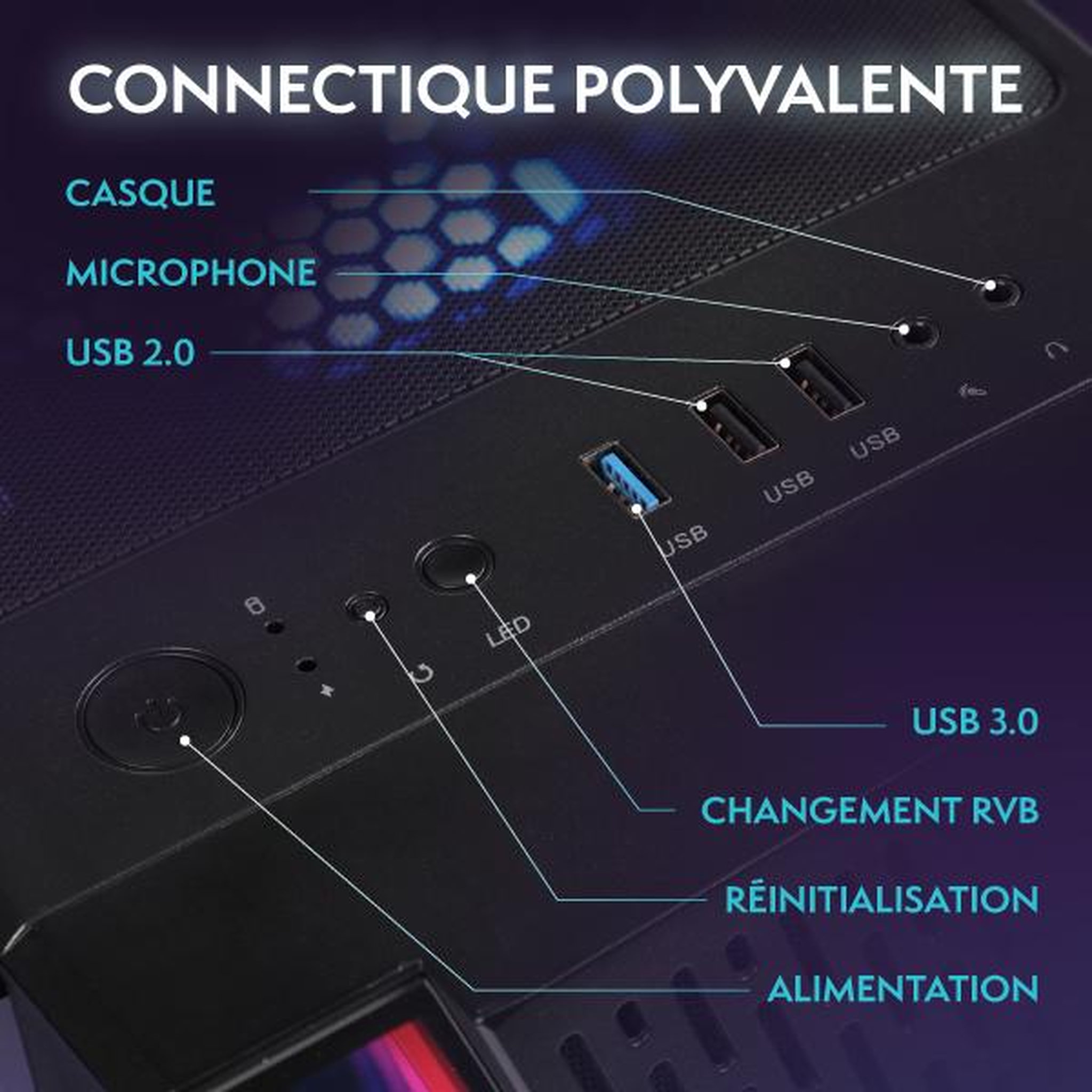 Voir la diapositive 6 : VIBOX PC Gamer Complet - Ryzen 3 3200G, Graphiques intégrés, 16 Go RAM, 1 To SSD, Linux, WiFi