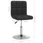 Voir la diapositive 6 : VIDAXL Chaises a manger lot de 6 noir similicuir