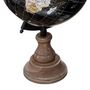 Voir la diapositive 2 : ATMOSPHERA Globe Terrestre Déco  Base en Bois  32cm Noir