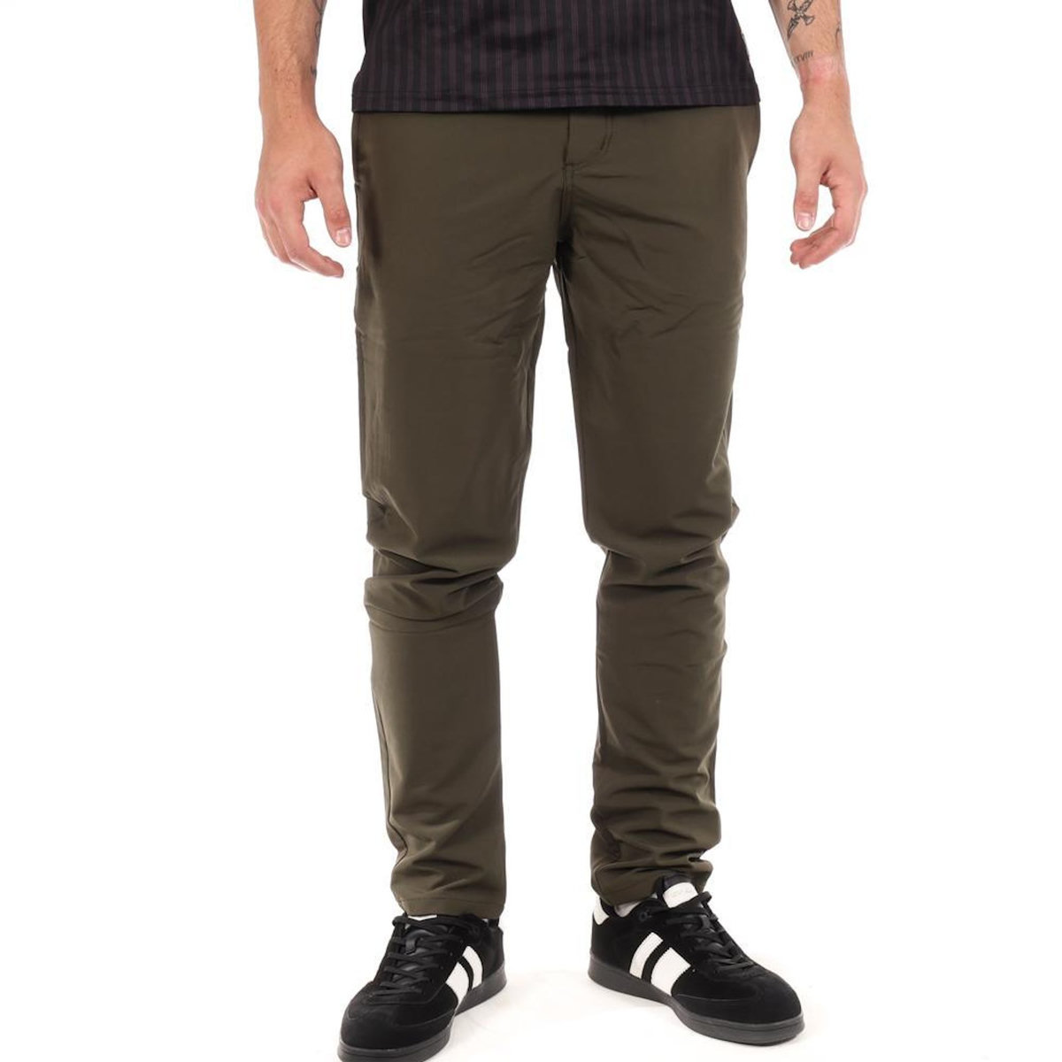 AMERICAN PEOPLE Pantalon fluide Kaki Homme American People Press AW25