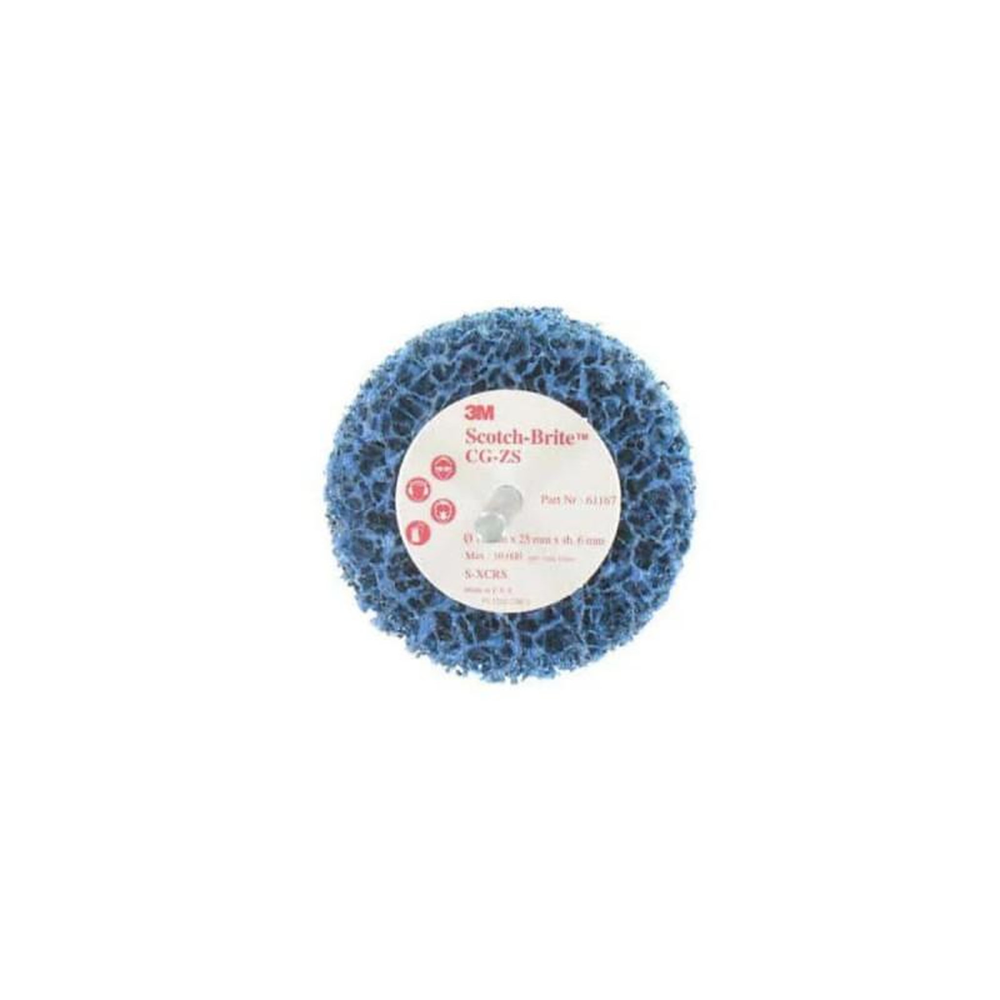 3M Brosse 3m scotch-brite cg-zs diamètre 75 mm x 1