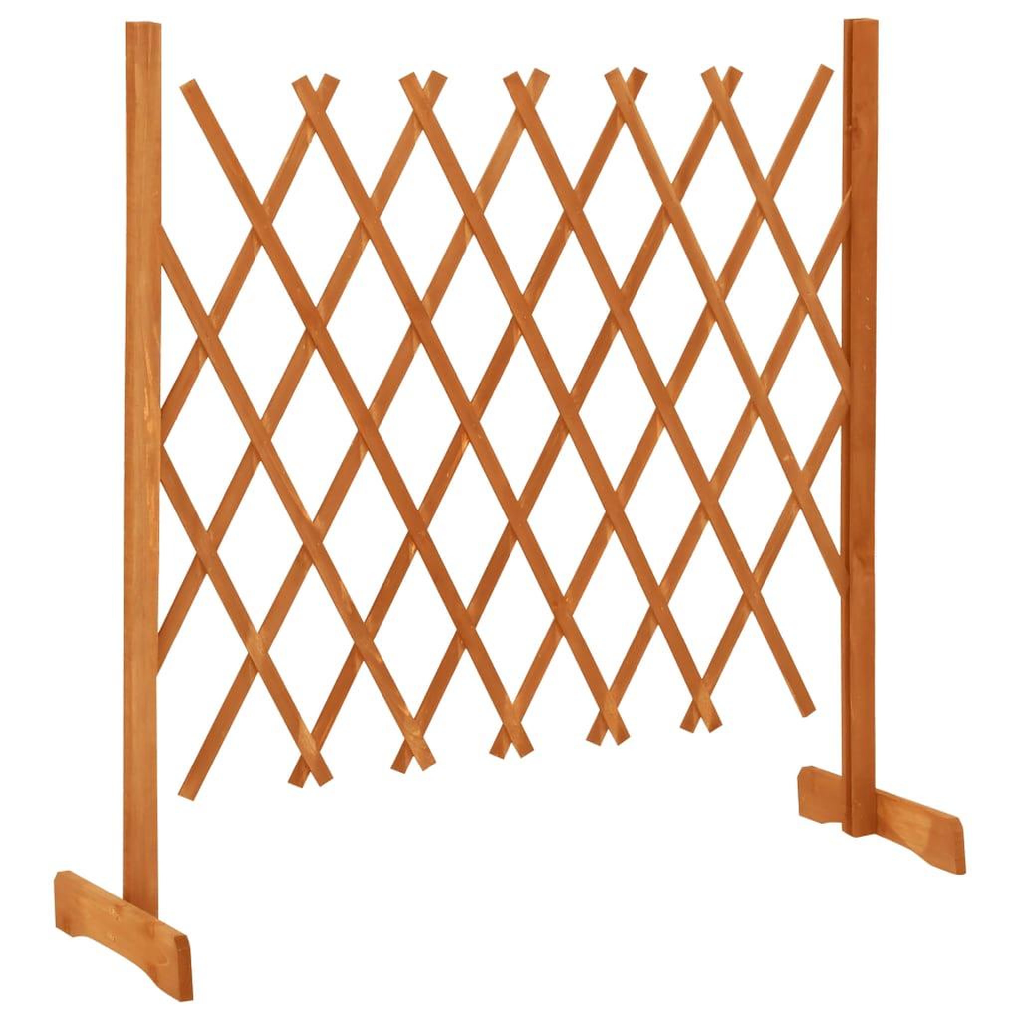 Voir la diapositive 2 : VIDAXL Cloture en treillis de jardin Orange 120x90 cm Bois de sapin