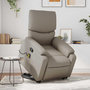 Voir la diapositive 1 : VIDAXL Fauteuil inclinable de massage Cappuccino Similicuir