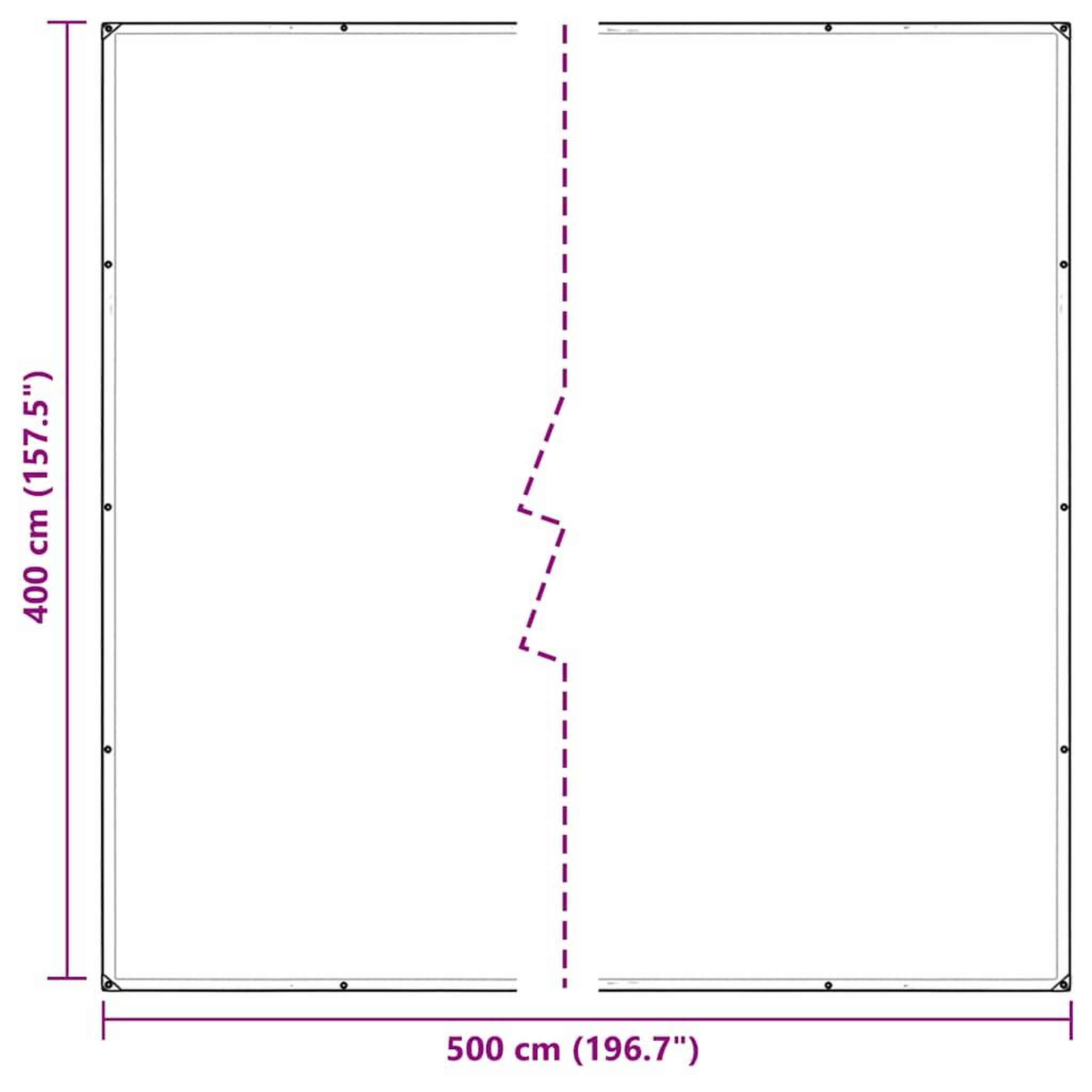 Voir la diapositive 6 : VIDAXL Bache transparente avec œillets 4x5 m polyethylene