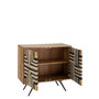 Voir la diapositive 3 : Paris Prix Buffet 2 Portes en Bois  Fils Tissés  92cm Multicolore