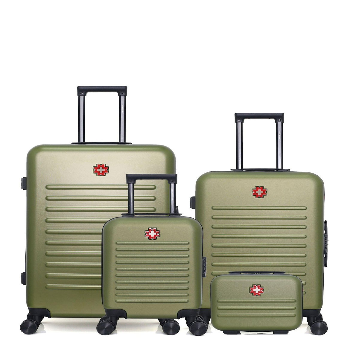 SWISS KOPPER SWISS KOPPER - Lot de 4 - Valises grand format, weekend, cabine XXS et vanity WIL