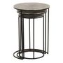 Voir la diapositive 2 : Paris Prix Lot de 3 Tables Gigognes Design  Roday  60cm Noir