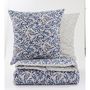 Voir la diapositive 3 : ACTUEL Parure housse de couette en microfibre motif floral VIOLETTE