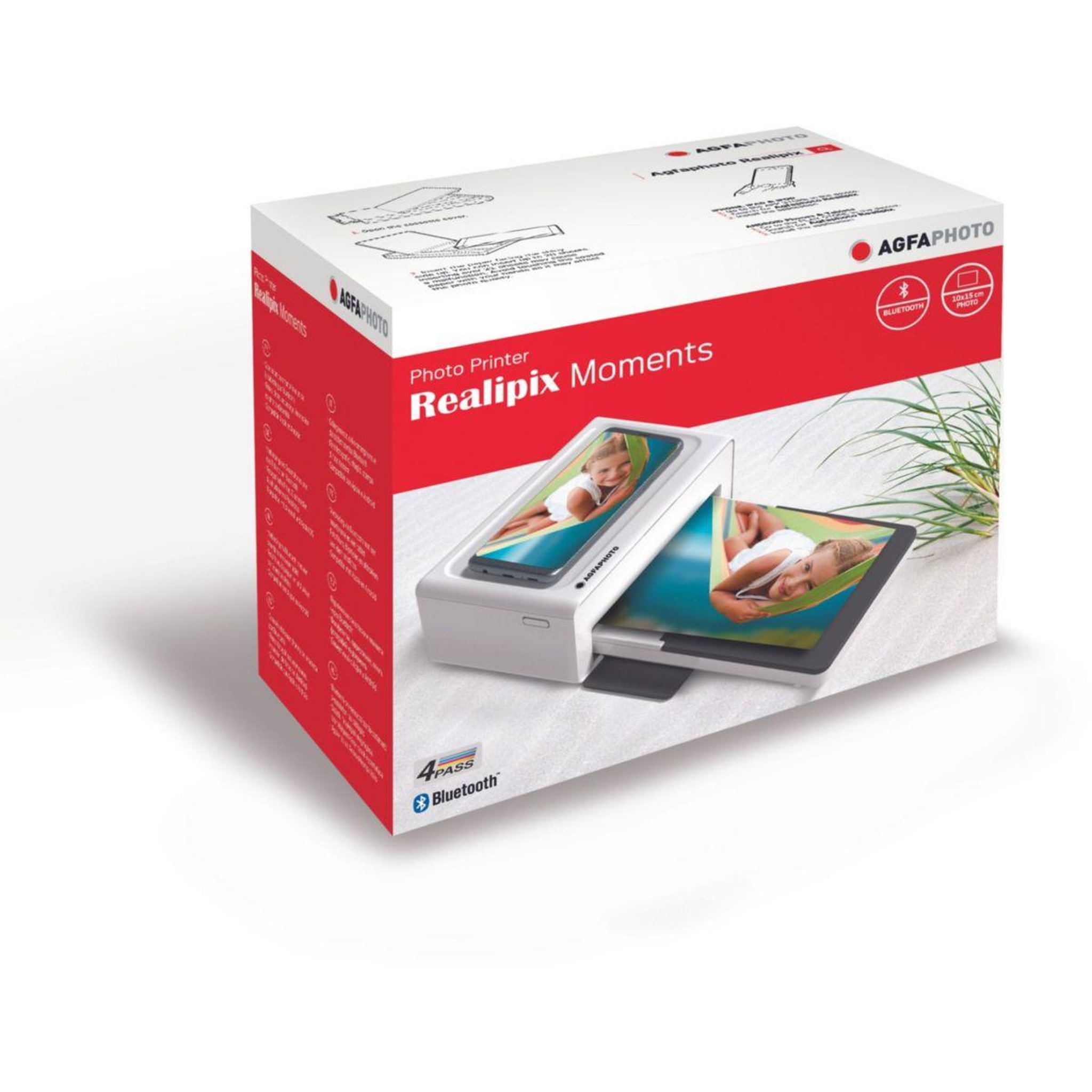 Voir la diapositive 2 : Agfa Imprimante photo portable Realipix Moments