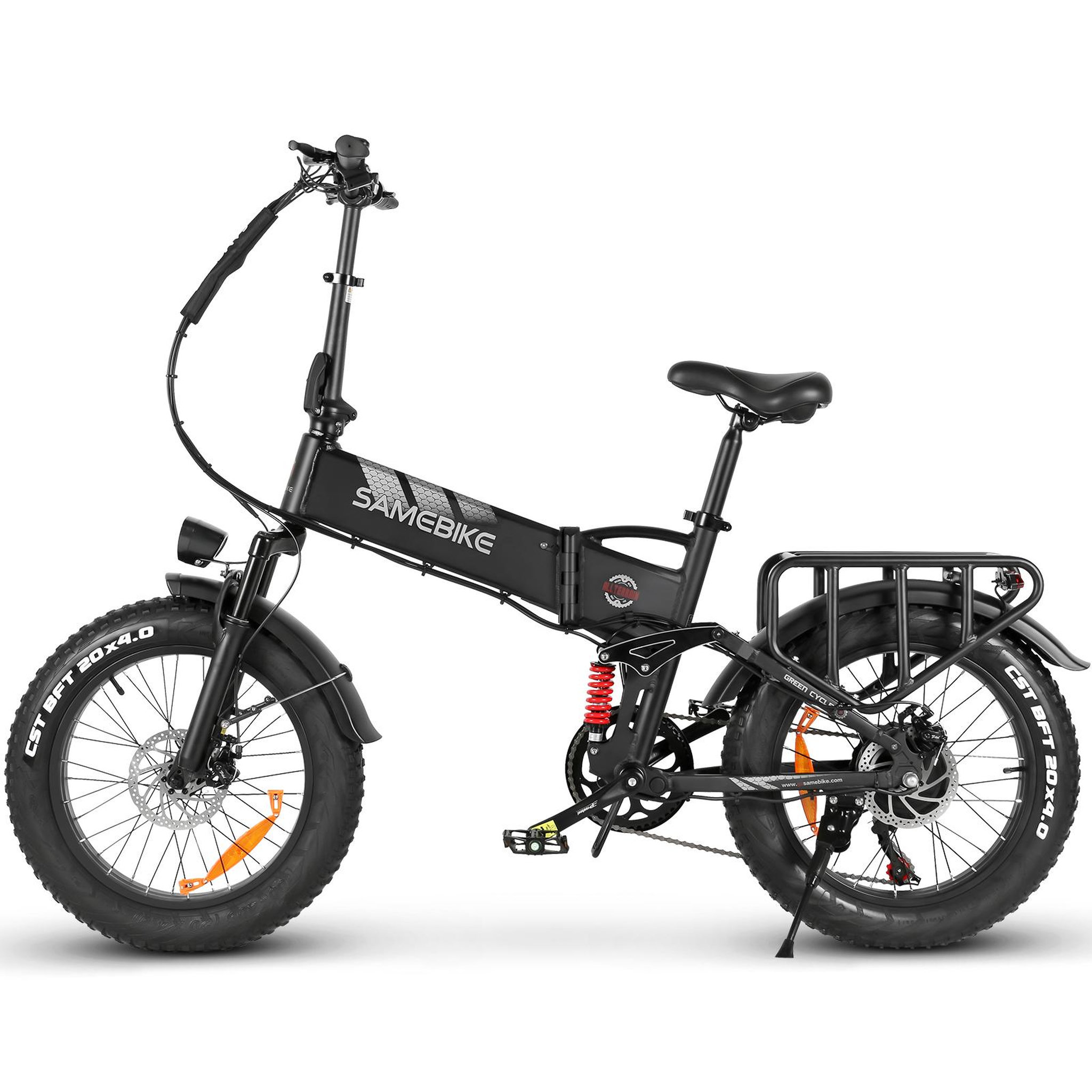 Voir la diapositive 1 : SAMEBIKE Vélo électrique pliable SameBike RS-A02 Pro