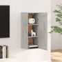 Voir la diapositive 3 : VIDAXL Armoire suspendue Gris beton 35x34x90 cm Bois d'ingenierie