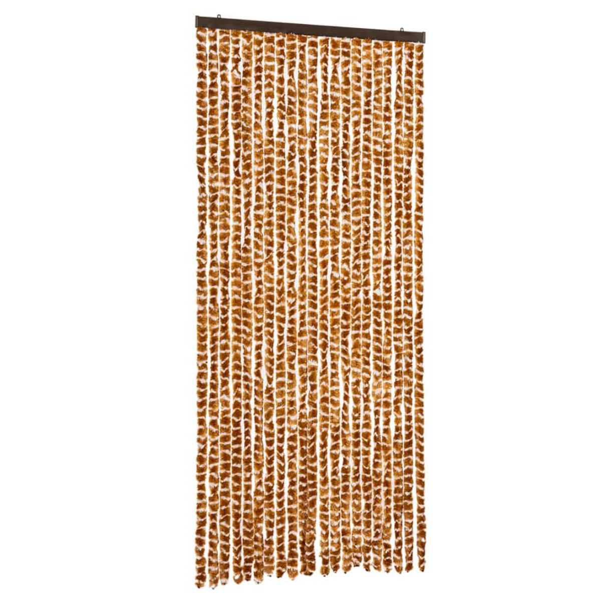 VIDAXL Moustiquaire Ocre et blanc 90x220 cm Chenille