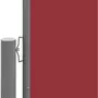 VIDAXL Auvent lateral retractable Rouge 140x1000 cm