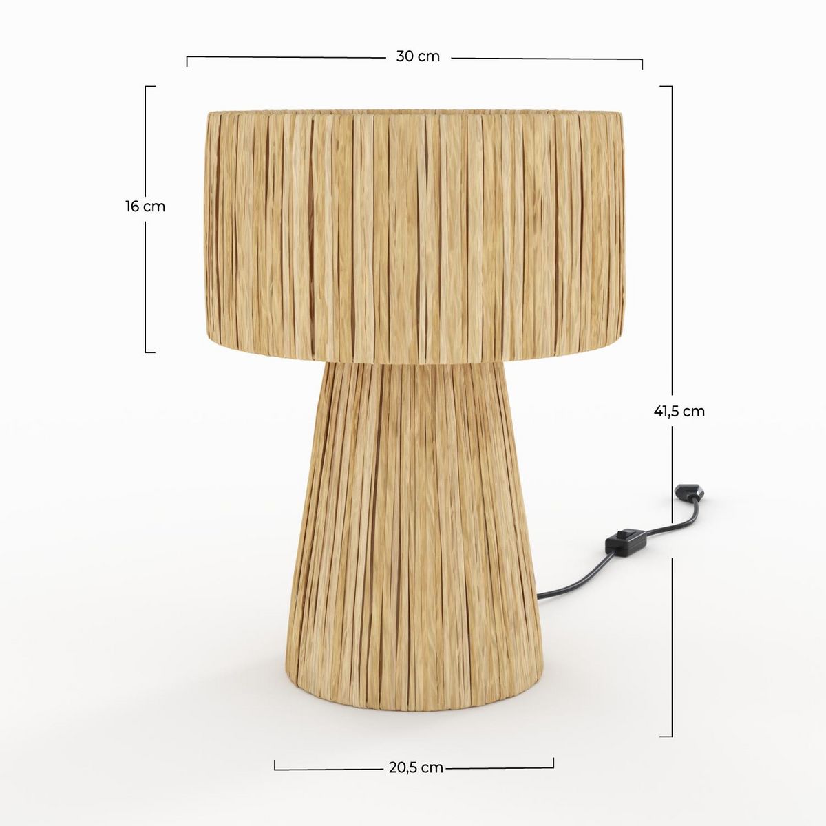 Rendez vous déco Lampe en feuille de palmier - Soléa