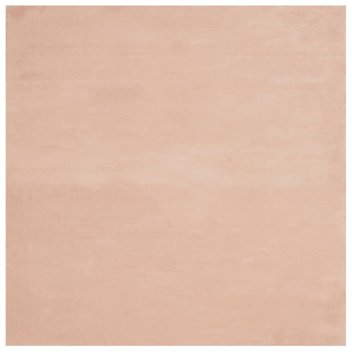 VIDAXL Tapis HUARTE a poils courts doux lavable rouge clair 200x200 cm