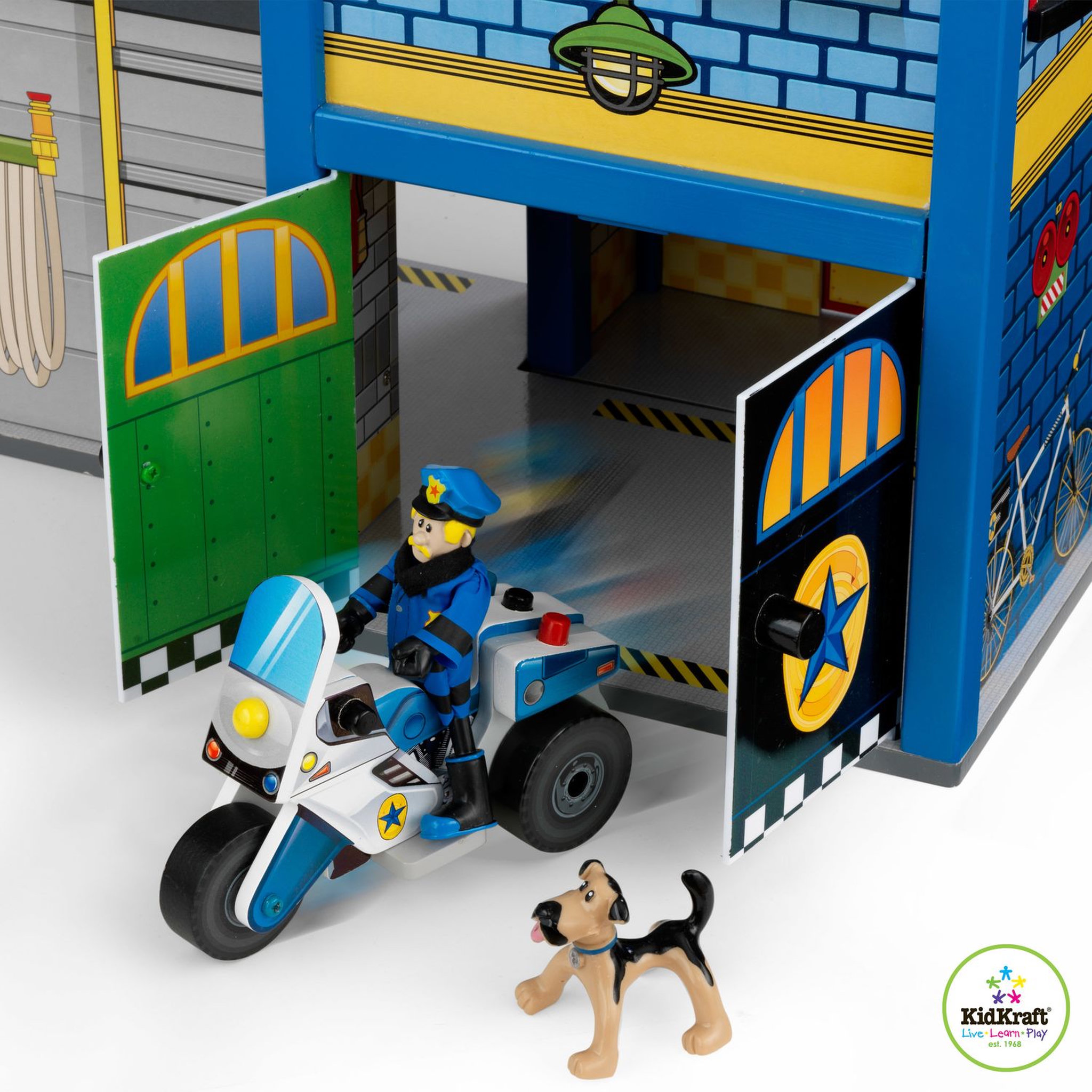 Voir la diapositive 9 : Kidkraft Ensemble de Jeu en Bois caserne