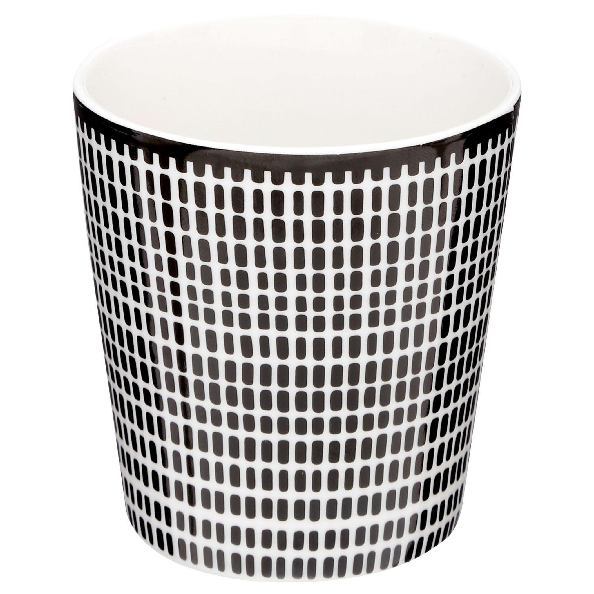 SECRET DE GOURMET Mug ethnique Bohemia - 260 ml - Noir et blanc