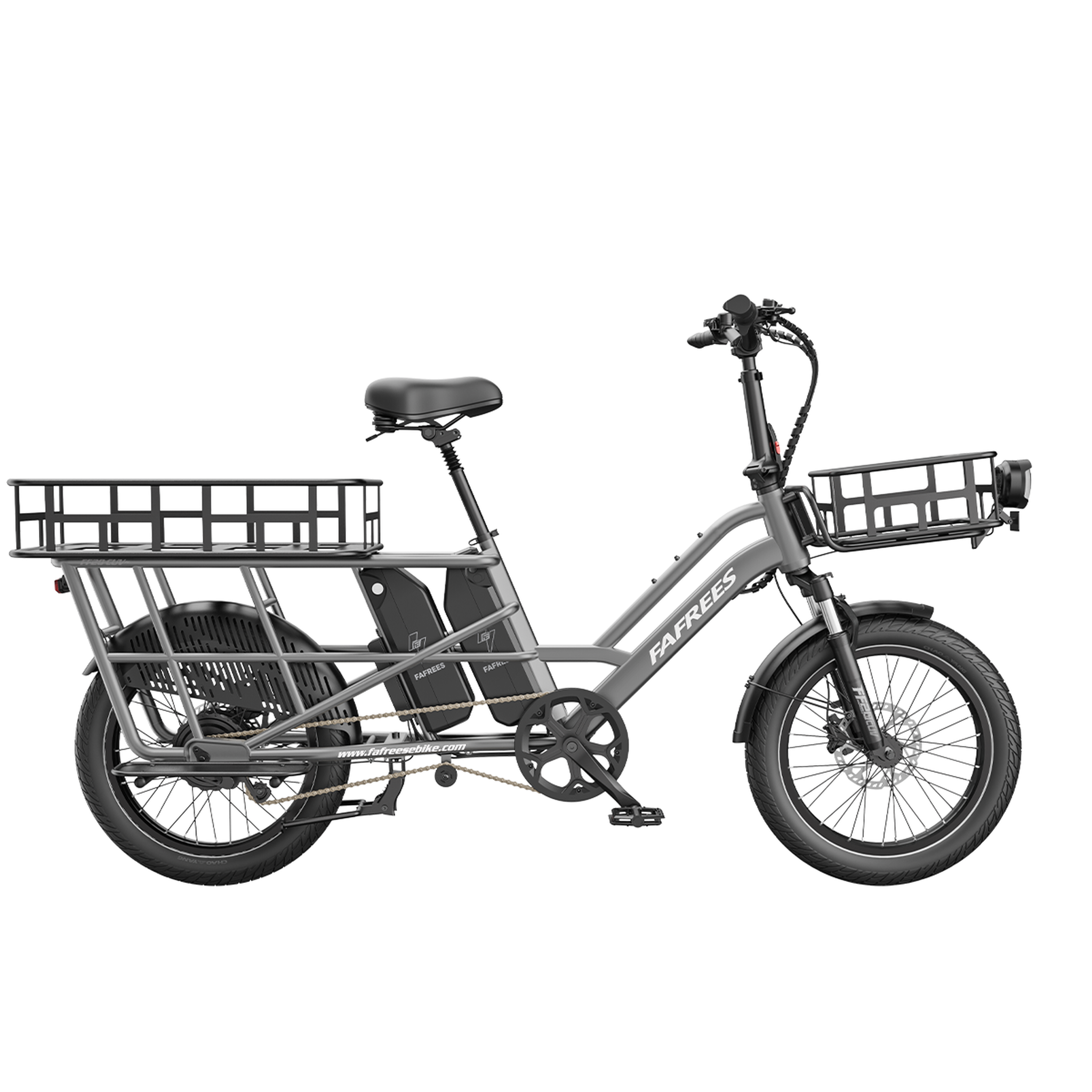 Voir la diapositive 2 : FAFREES Vélo utilitaire électrique fafrees ff20 cuv