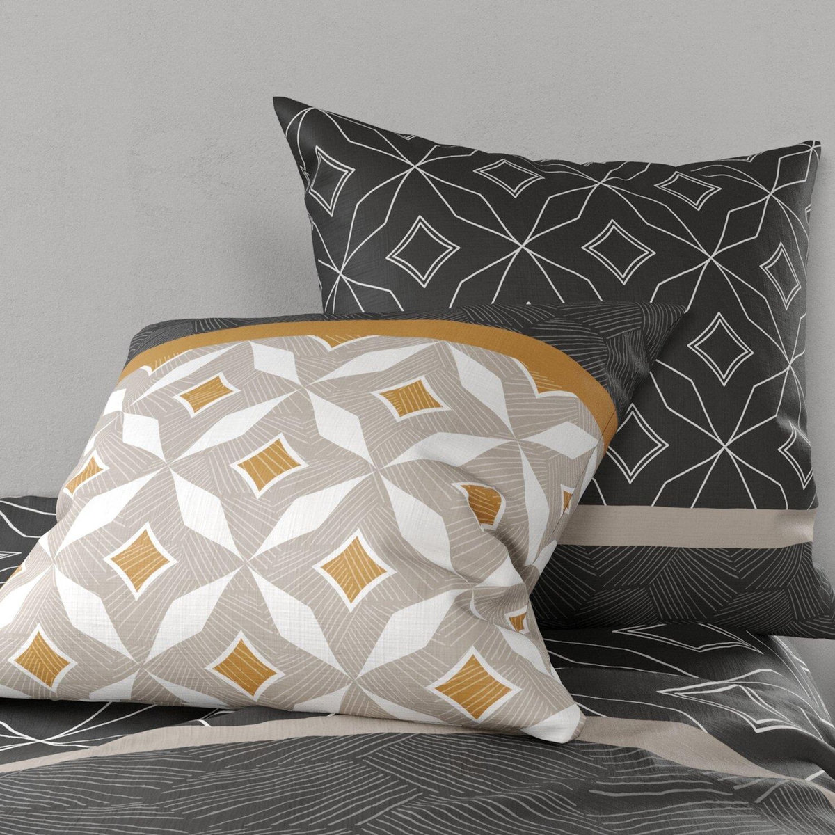 ATELIER DU COTON Parure housse de couette 100%coton 57fils ota