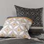 Voir la diapositive 3 : ATELIER DU COTON Parure housse de couette 100%coton 57fils ota