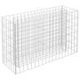 Voir la diapositive 2 : VIDAXL Lit sureleve a gabion Acier galvanise 90x30x60 cm