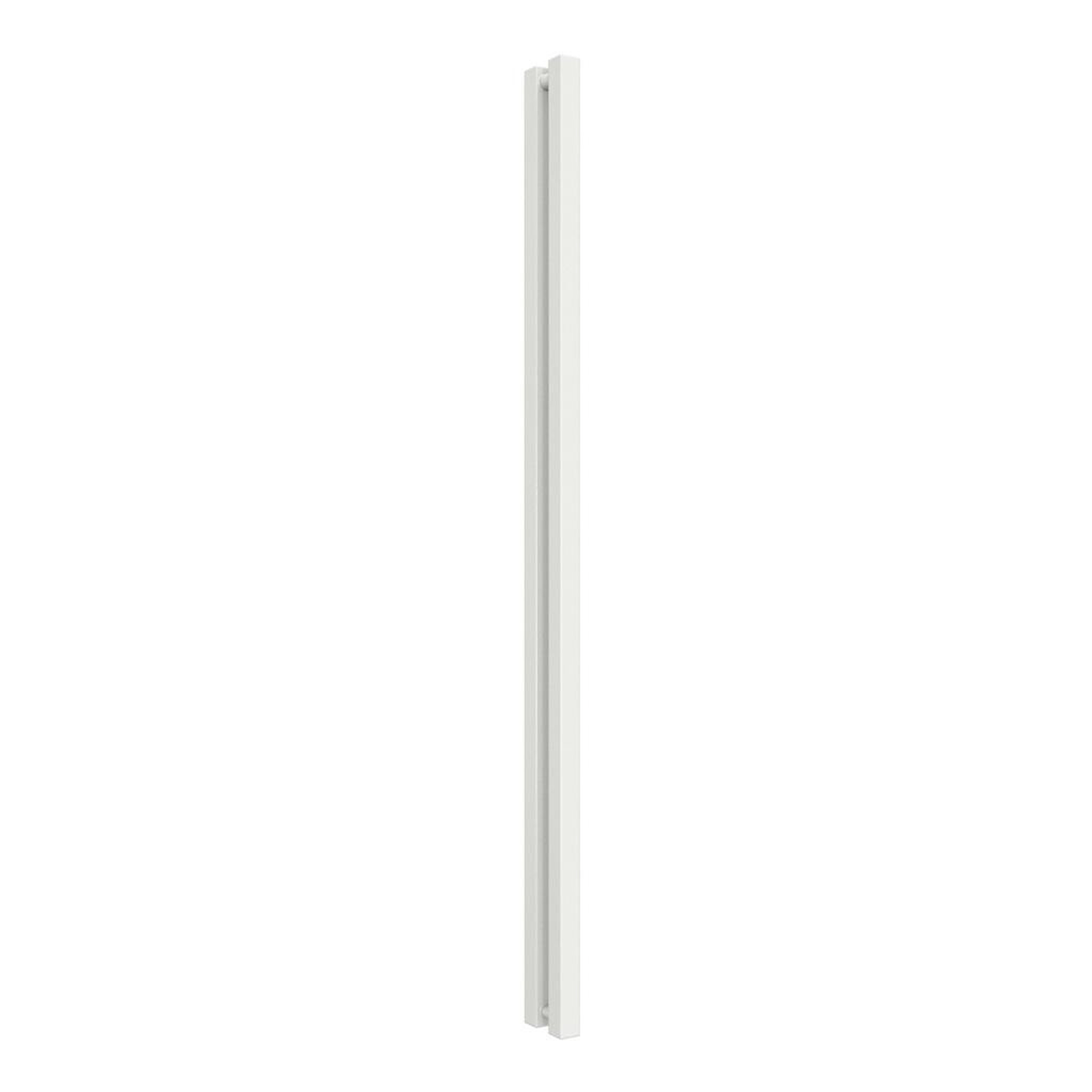 RADOX Radiateur à eau chaude mural - Kolona SP 35 blanc - 1500 x 105 mm - 2 tubes - 214 W - Fixations incluses