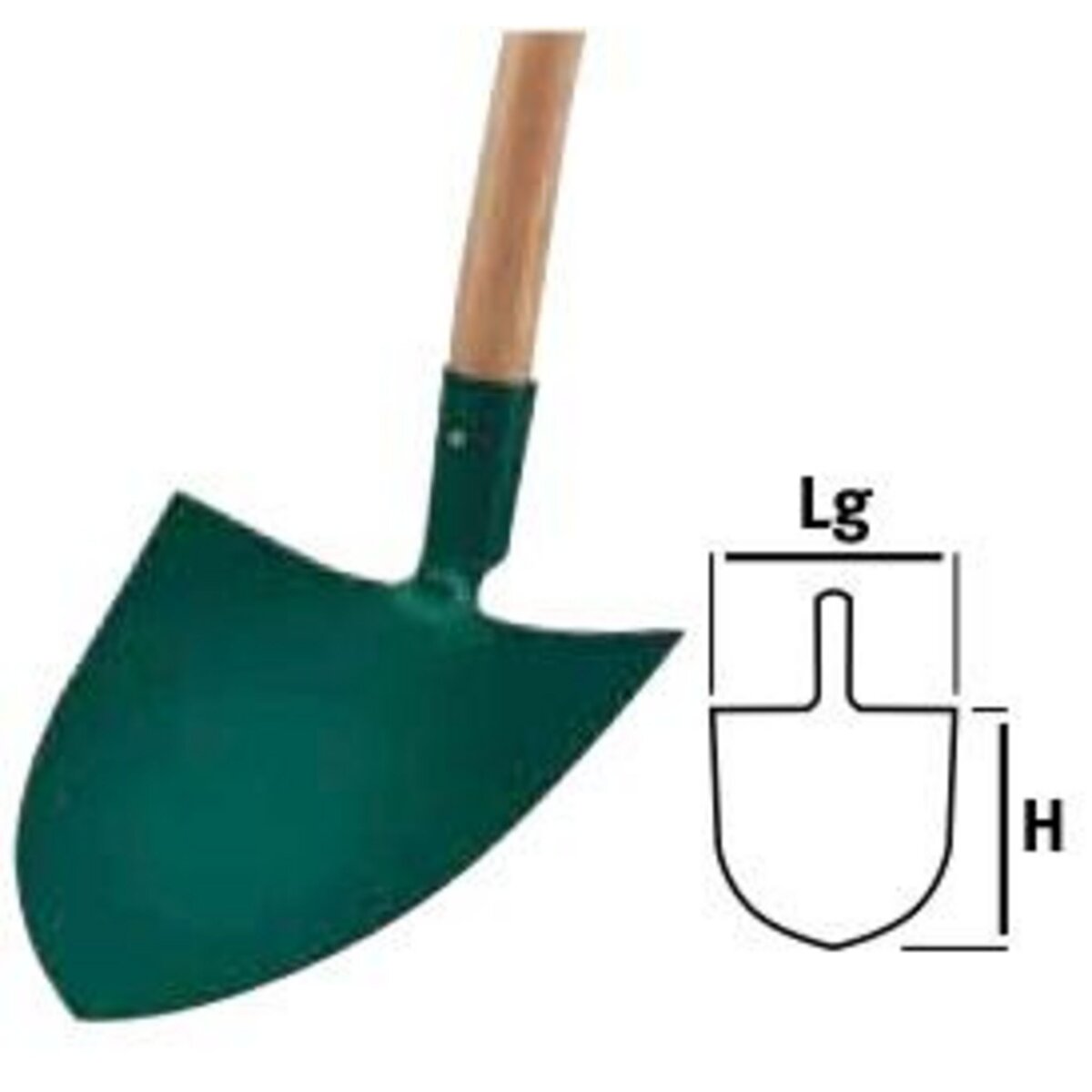 Leborgne Pelle forgée entreprise - 27 cm - sans manche