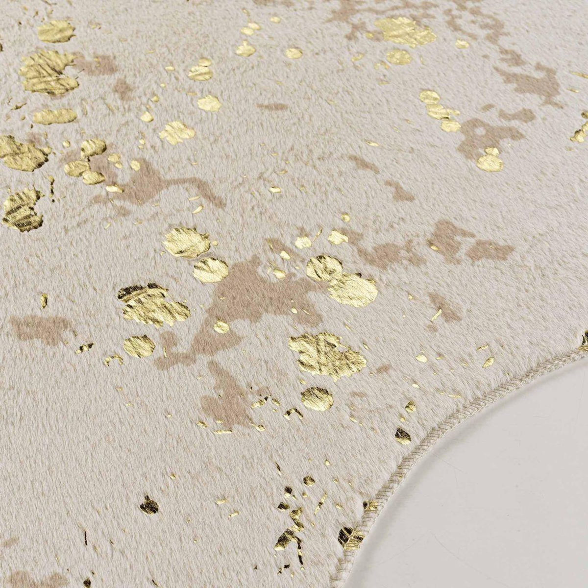 Paris Prix Tapis Imitation Fourrure  Western  150x198cm Or