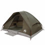 Voir la diapositive 4 : VIDAXL Tente de camping a dome 2 personne marron impermeable