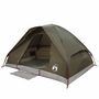 Voir la diapositive 4 : VIDAXL Tente de camping a dome 2 personne marron impermeable
