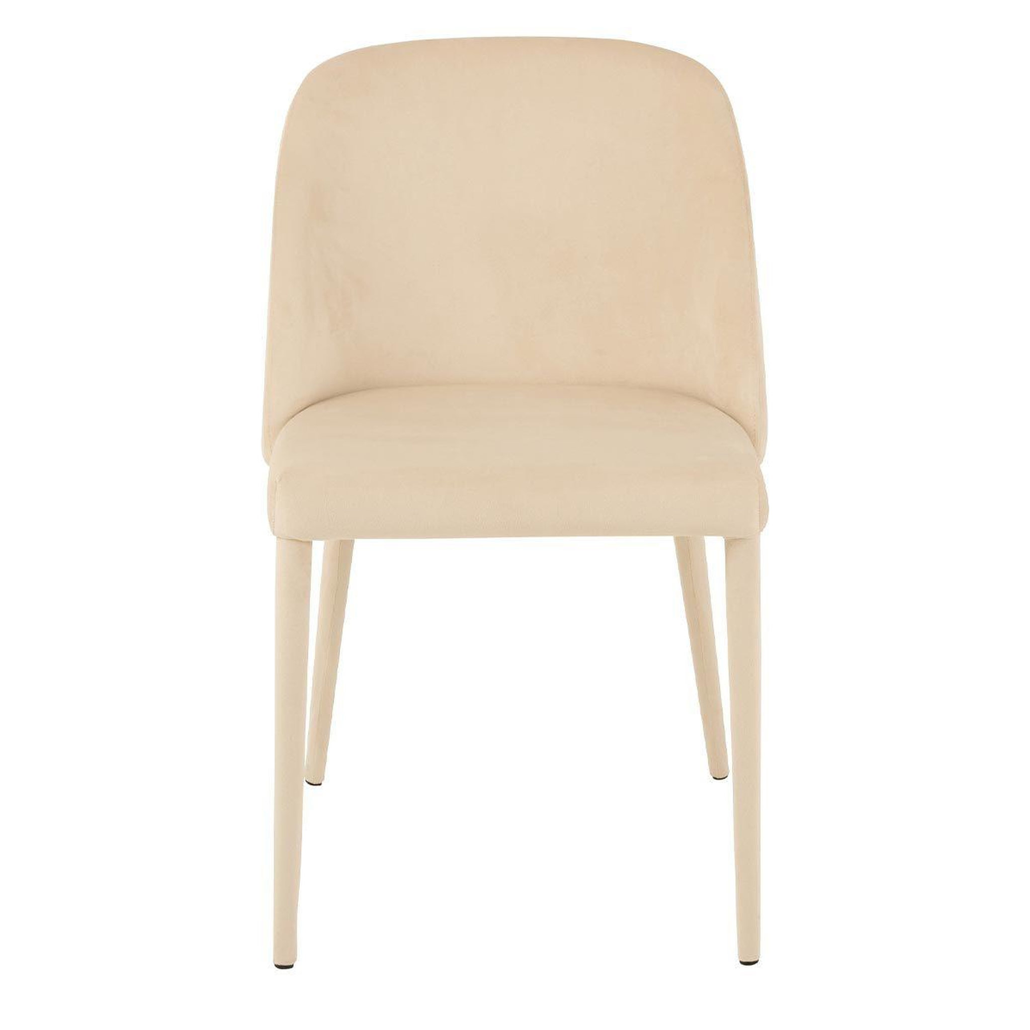 Voir la diapositive 2 : J-LINE Chaise Design  Charlotte  81cm Beige