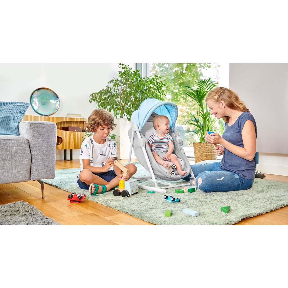 KINDERKRAFT Transat balancelle 5 en 1 Unimo