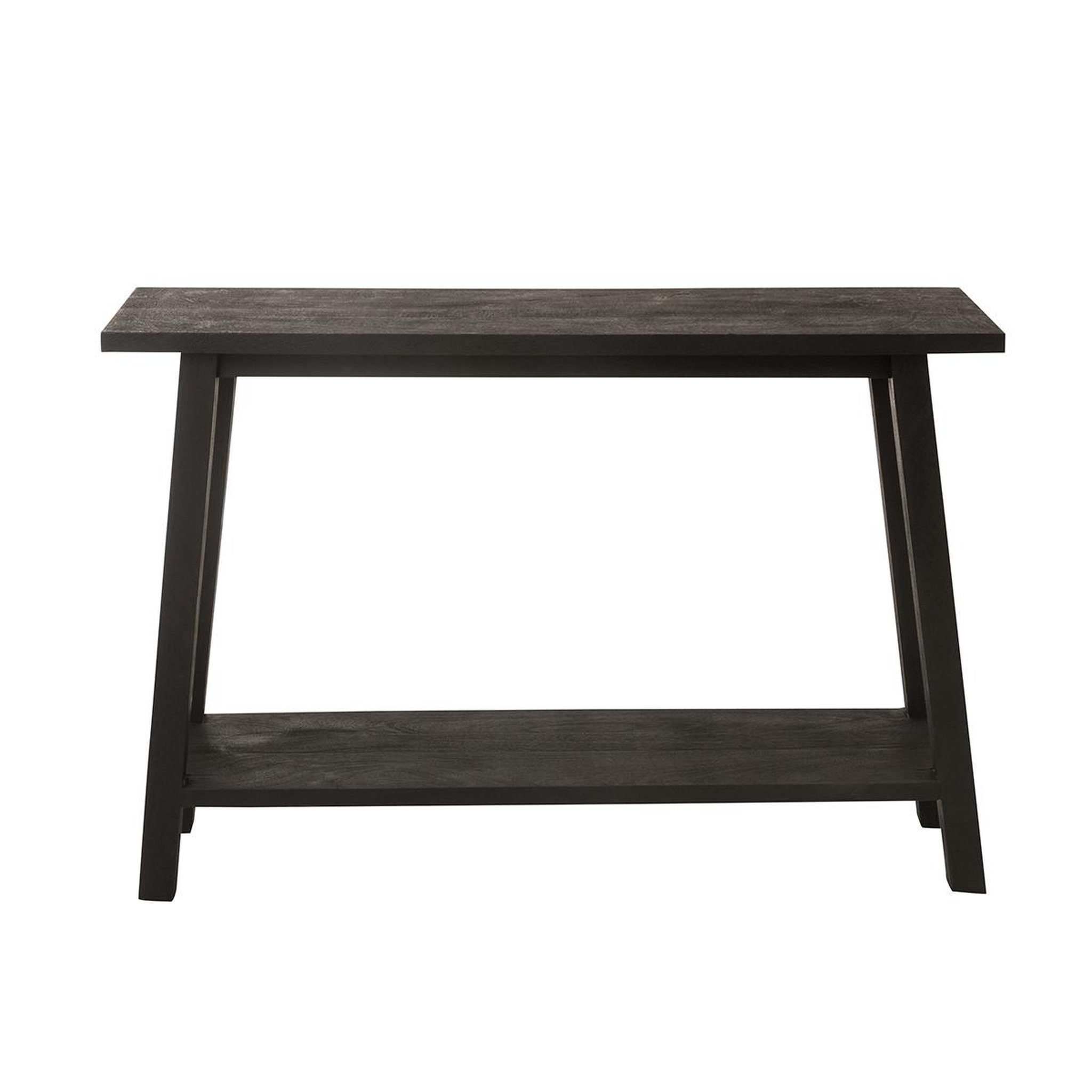 Voir la diapositive 2 : J-LINE Console en bois de manguier  matilda  120cm noir