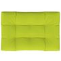 Voir la diapositive 2 : VIDAXL Coussin de palette vert vif 120x80x12 cm tissu