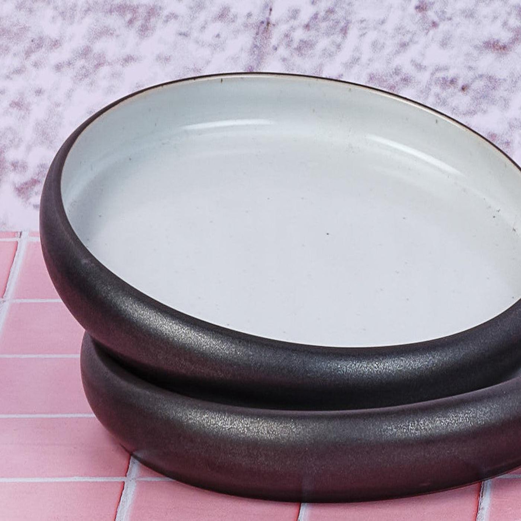 Voir la diapositive 5 : BJORN Assiette gourmet ø15,5cm - 4 pièces - onyx