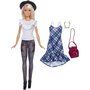 BARBIE Fashionistas et Tenues pantalon + robe carreaux Barbie 