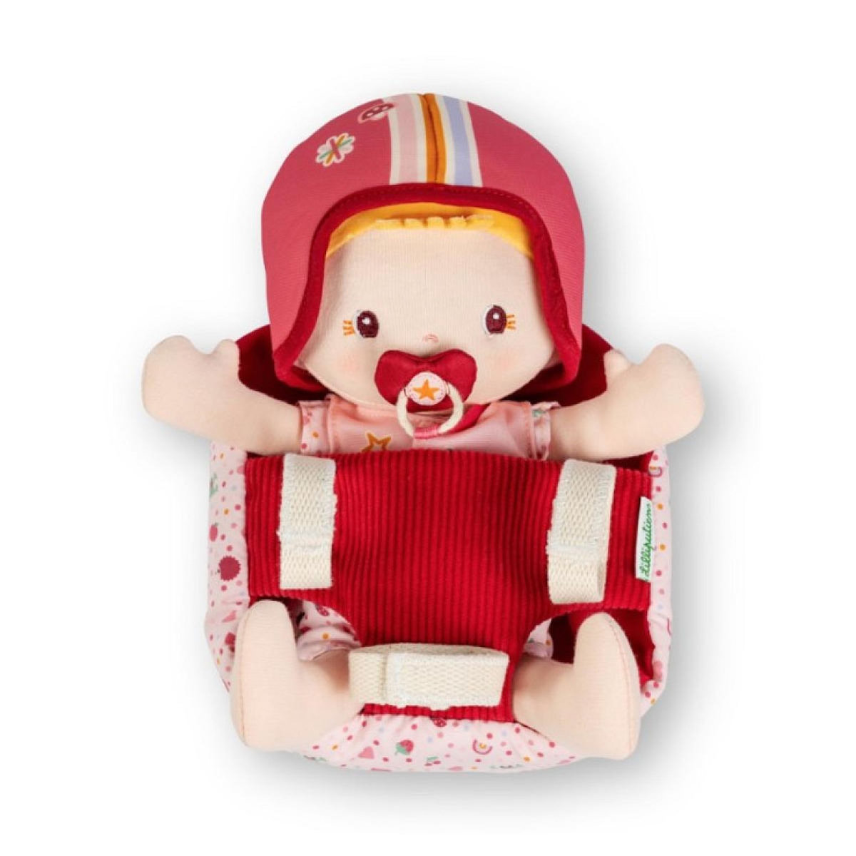 LILLIPUTIENS Poupee Lena et siege velo - Poupee en tissu