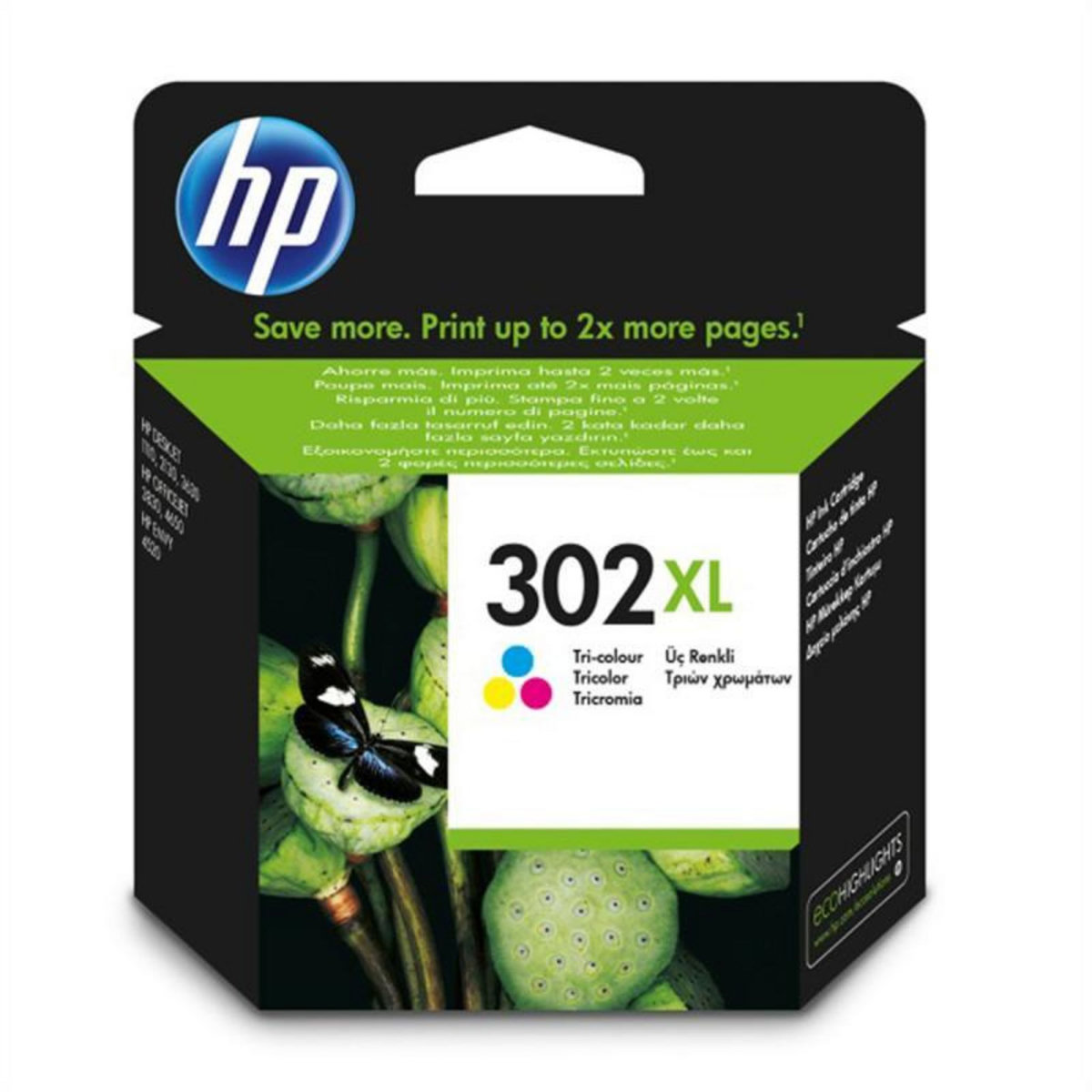 HP HP Ink No 302XL HP302XL HP 302XL Color (F6U67AE)