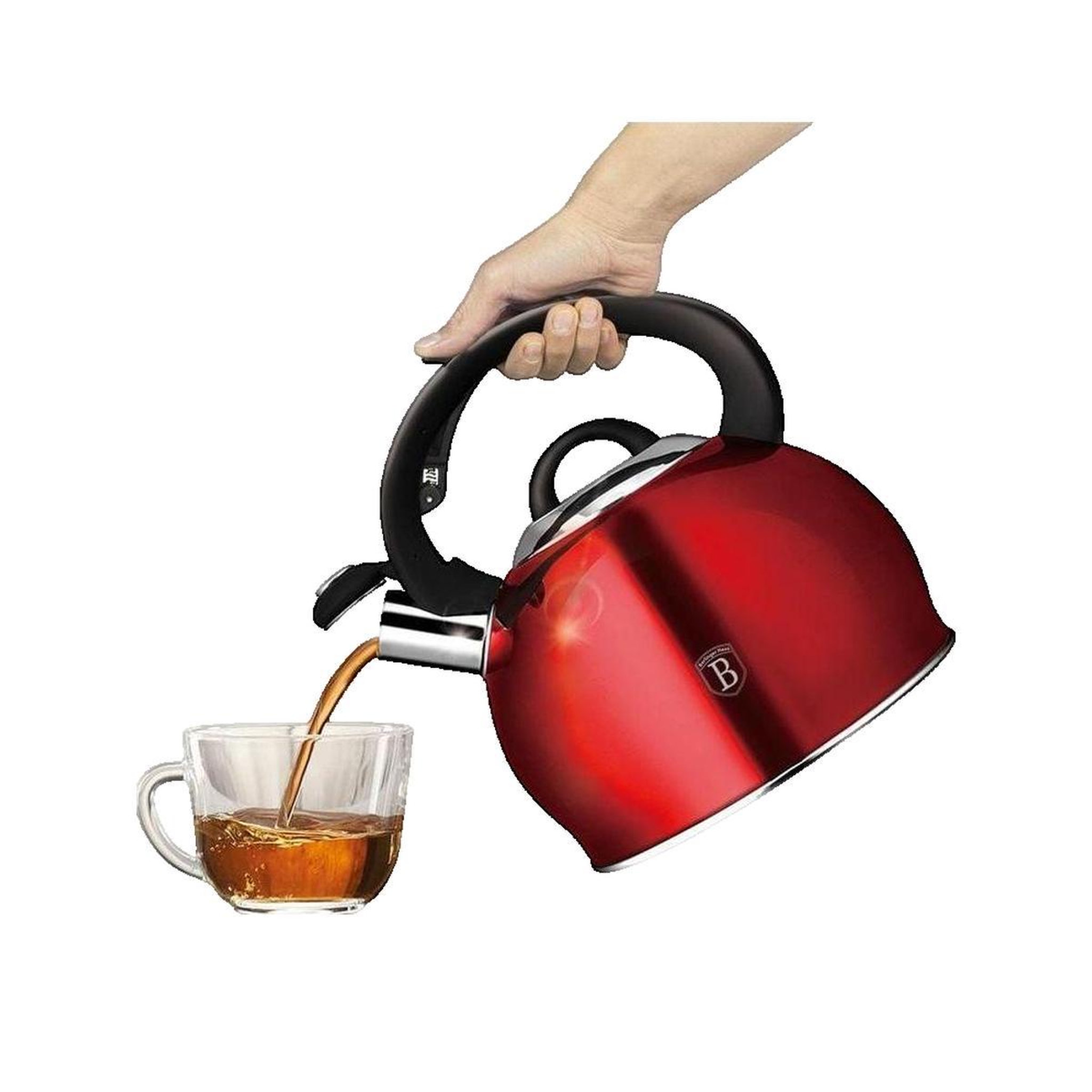 Voir la diapositive 3 : BERLINGER HAUS Bouilloire Berlinger-Haus Burgundy Line 3,0 L Rouge