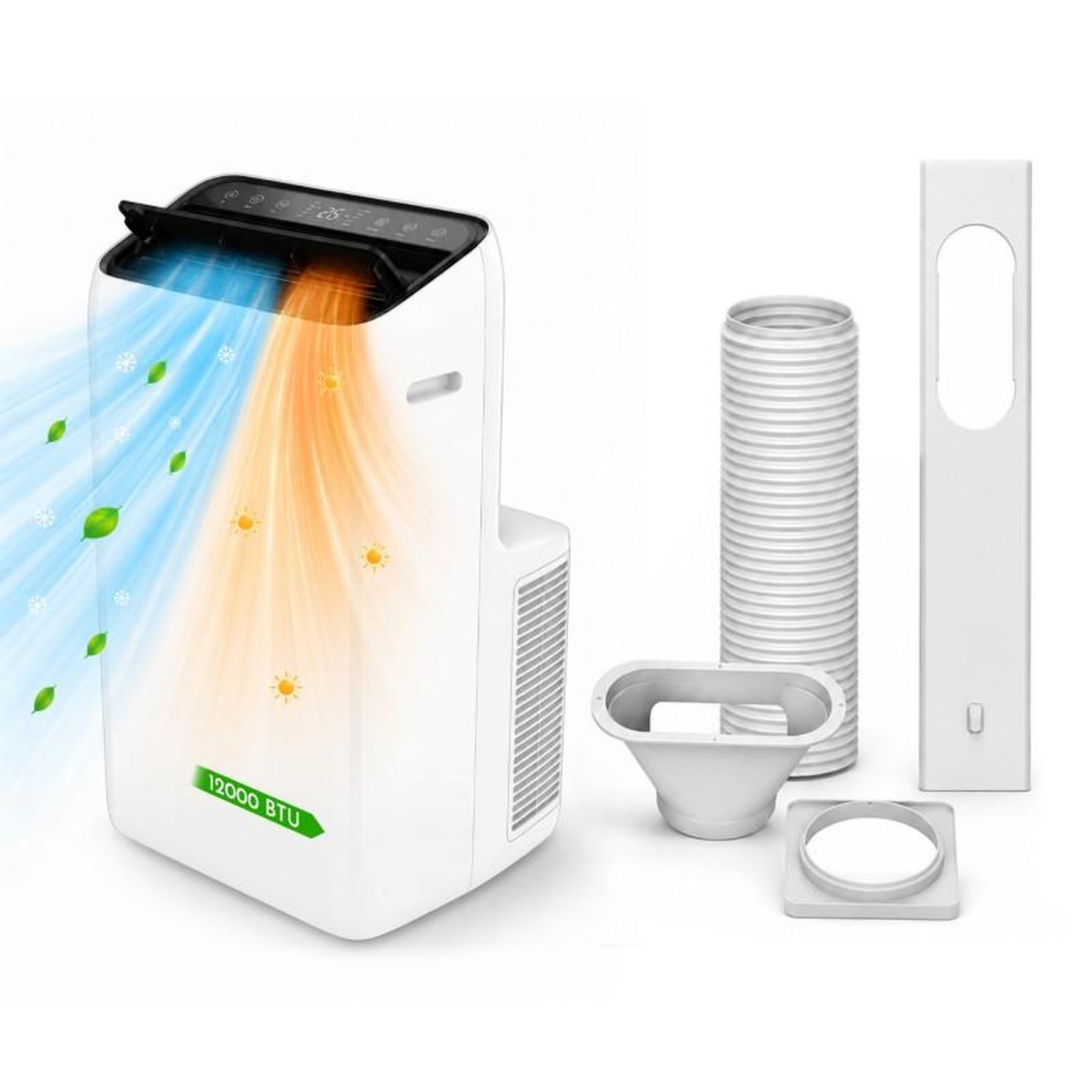 FINLANDEK Climatiseur portable réversible 12000 btu - refroidissement & chauffage