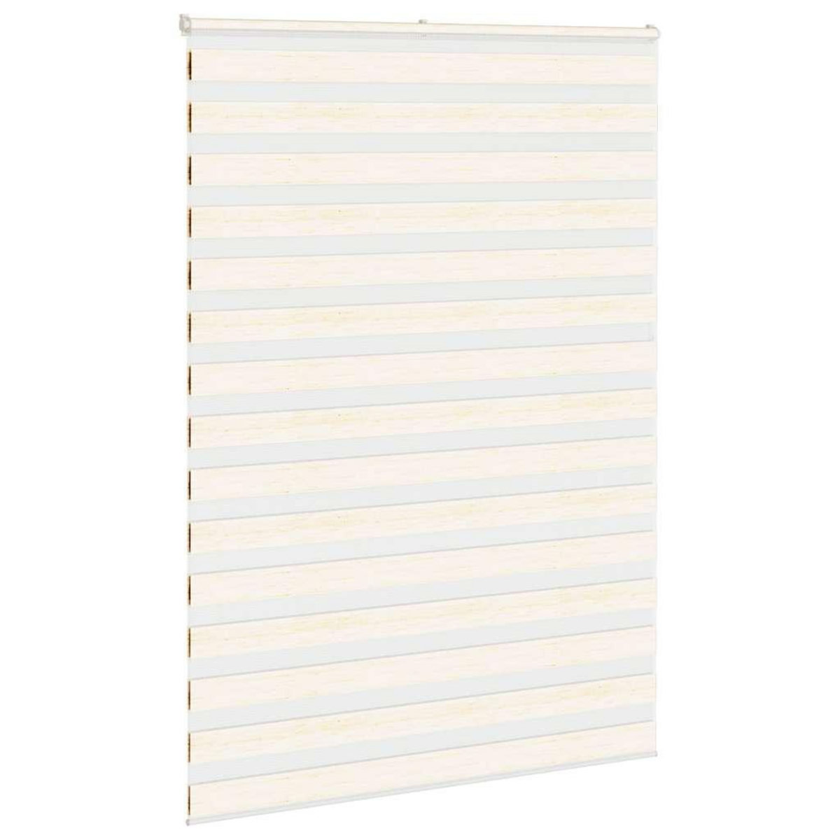 VIDAXL Store zebre beige marbre largeur du tissu 155,9 cm polyester