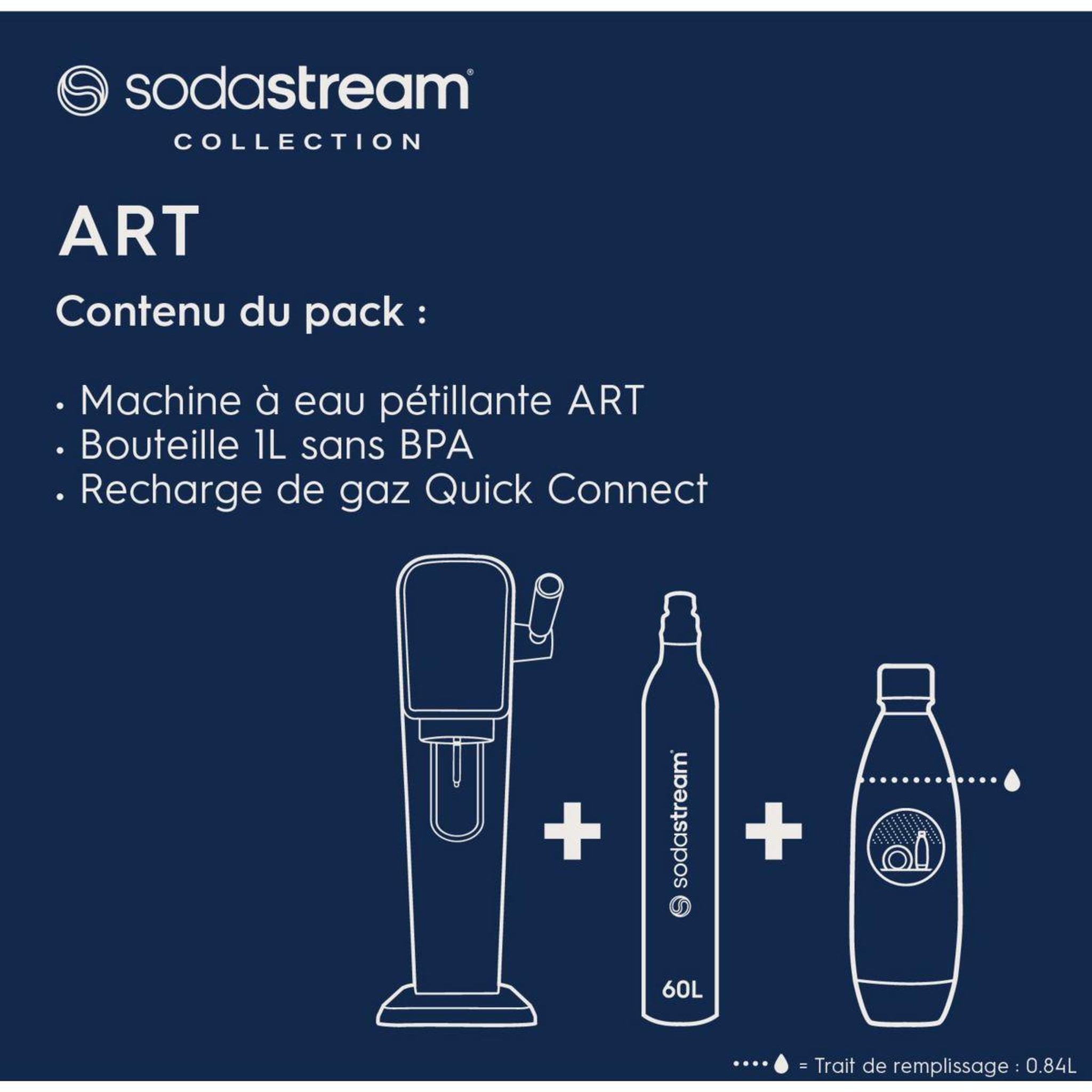 Voir la diapositive 4 : SODASTREAM Machine à soda Edition Limitée ART Marbre Effect